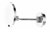 122400 Decor Walther Round Just Look WR Косметическое зеркало 21.5см, подвесное, увел. 5x, подсветка LED, цвет: хром