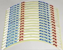 Светоотражающая наклейка на обод колеса 