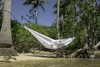 Картинка гамак туристический Ticket to the Moon compact hammock White - 2