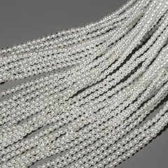 Хрустальный жемчуг, оттенок "Белый", шар 2мм