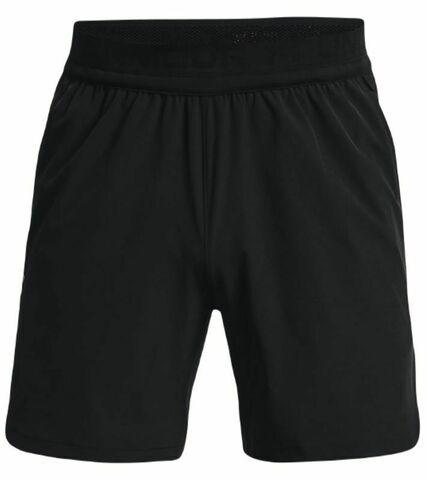 Теннисные шорты Under Armour Men's UA Peak Woven Shorts - black/pitch gray
