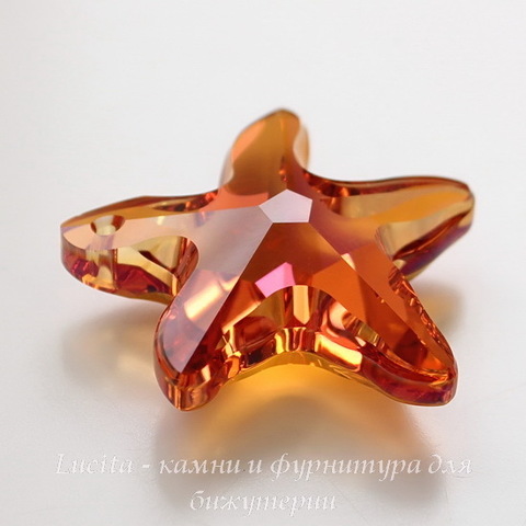 6721 Подвеска Сваровски Морская Звезда Crystal Astral Pink  (20 мм)