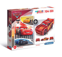 Puzzle PZL 104 + 3D MODEL CARS        95030069