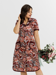 4572 Халат на пуговицах