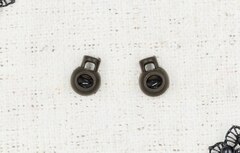 Фиксатор шар, р. 2,1х1,6 см, d 5 мм, коричневый