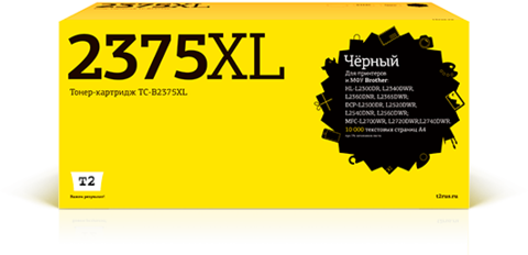 Картридж T2 TC-B2375XL для Brother HL-L2300DR/L2340DWR/DCP-L2500DR/L2520DWR/MFC-L2700WR (10000 стр.)
