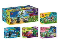 Конструктор Зомби против растений 4 вида, 93-112дет. в уп 8шт. Цена за шт.