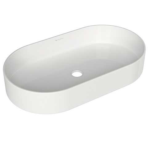 Aqueduto ESPIRAL ESP0210 Раковина накладная овальная 390*600, белый глянцевый