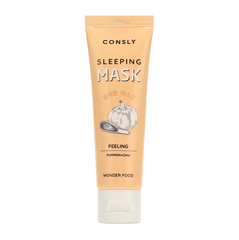 Consly Wonder Food Pumpkin And Chia Peeling Sleeping Mask маска-пилинг для лица ночная с экстрактами тыквы и семян чиа энзимная
