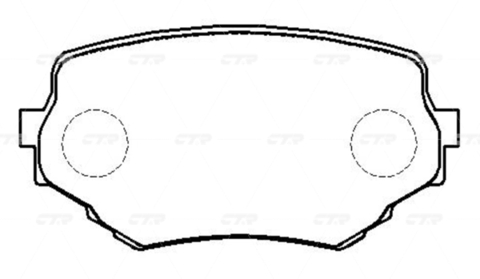 Колодки CTR GK0952 (CKS-12)