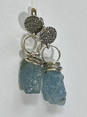 Кацина (серьги из серебра)