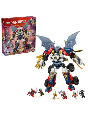 Конструктор Ninjago 71834 Ультракомбайн Зейна 4 в 1