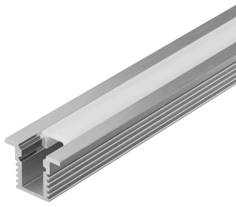 Профиль алюм. для LED ленты 1209 накл. прям. 2м к-т опал IEK