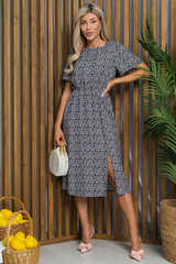 Платье Пиола (черно-белое) П13303-35М LT Collection