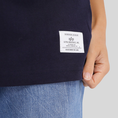 Футболка Alpha Industries Essential Gen II Replica Blue (Синяя)