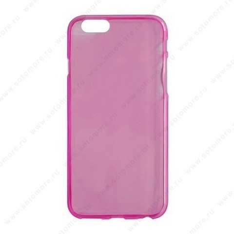 Накладка силиконовая для Apple iPhone 6s/ 6 розовая