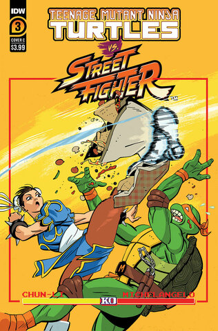 Teenage Mutant Ninja Turtles Vs Street Fighter #3 (Cover C)