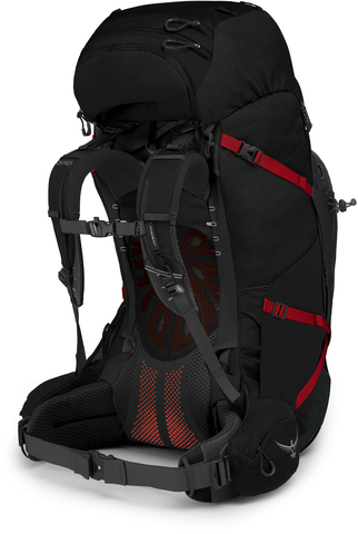 Картинка рюкзак туристический Osprey Aether Plus 85 Black - 2