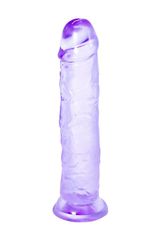 Фиолетовый фаллоимитатор Distortion - 18 см. - 
