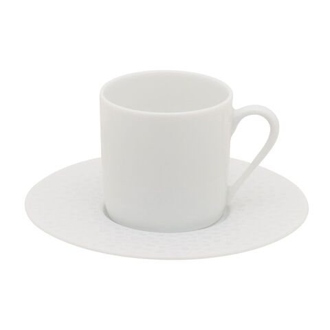 Фарфоровое блюдце для кофейной чашки 12,6 см, белый, артикул 233928, серия Сollection`L Perles De Rosée