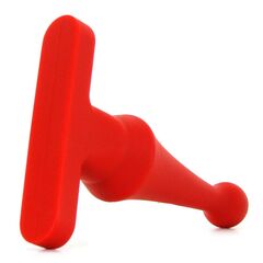 Красная анальная пробка Bum Buddies Tease My Tush, Intermediate Silicone Anal Plug - 12 см. - 