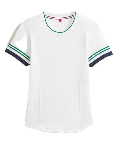 Женская теннисная футболка Wilson Baseline Seamless T-Shirt - bright white