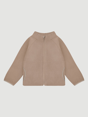 Флисовая куртка на молнии Mjölk Beige
