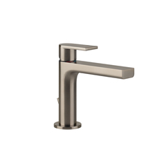 Gessi 38601#149 Gessi Emporio Via manzoni Смеситель для раковины с донным клапаном и соединительными шлангами, цвет: Finox Brushed Nickel фото