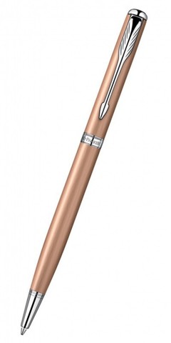 Ручка шариковая Parker Sonnet Slim K440 Premium Pink Gold PVD CT (S0947300)