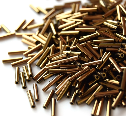 Стеклярус Тохо 9 мм 0221 бронза