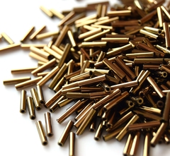 Стеклярус Тохо 9 мм 0221 бронза