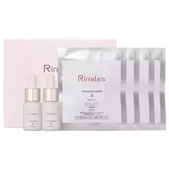 Relent Восстанавливающая сыворотка для лица на основе коллагена Релент Риналес- Rinales Clearness Sheet, коллагеновые листы 8 шт., сыворотка 2 шт. х 10 мл