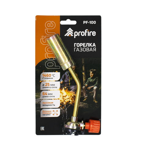 Горелка газовая цанговая PF-100, PROFIRE