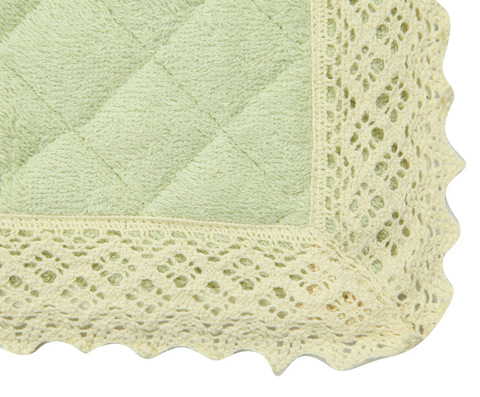 Коврик для ванной 50х70 Old Florence Rombetti зеленый