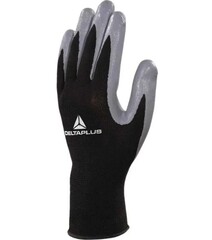 Перчатки Delta Plus VE712GR пэ с нитриловым покрытием р.10