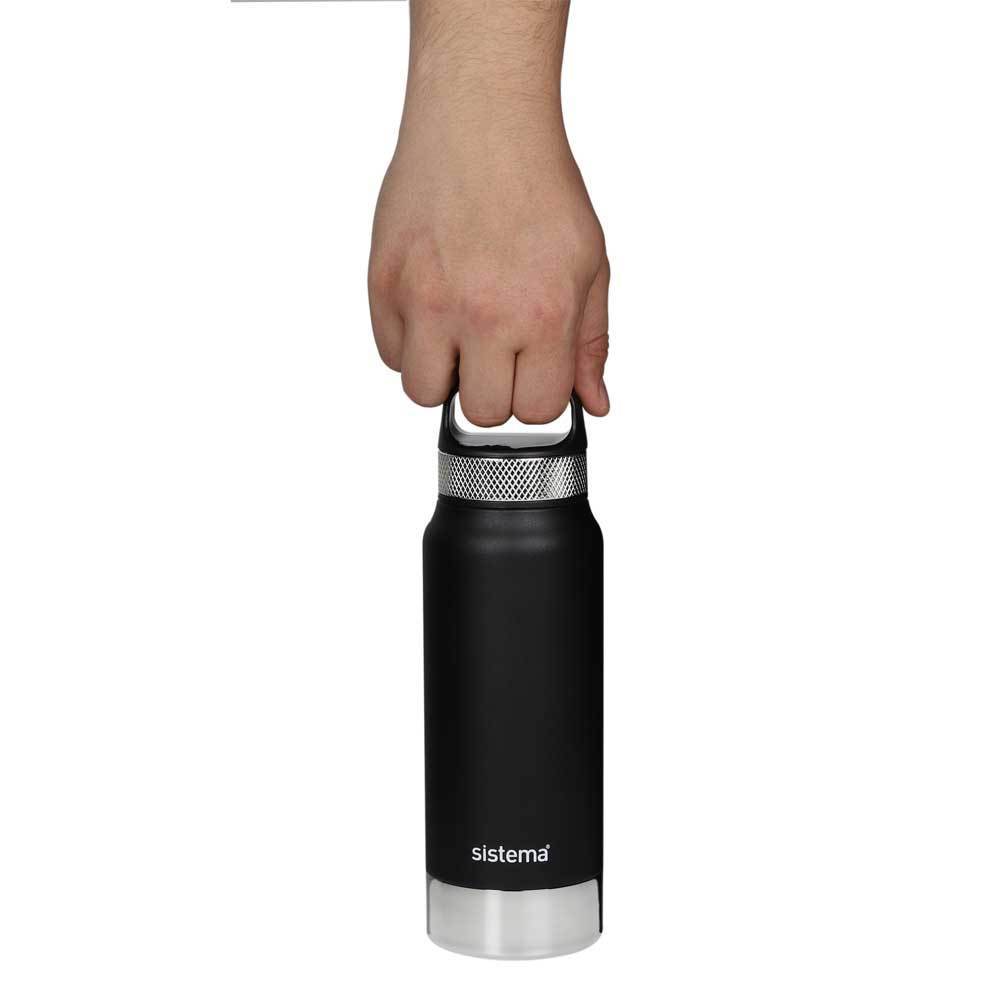 Термобутылка Sistema "Hydrate" 650 мл, цвет Черный