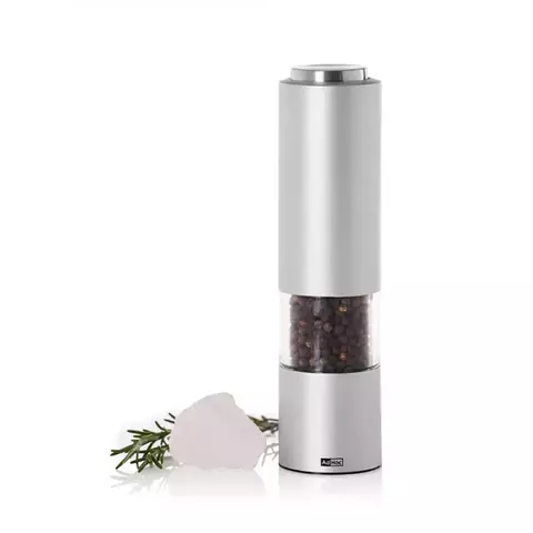 Мельница электрическая для перца и соли 21.5x5см Adhoc eMill светло-серая