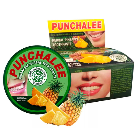 Зубная паста Punchalee с экстрактом Ананаса, 25гр