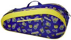 Теннисная сумка Wilson Minions V3.0 Team 6PK - blue/yellow