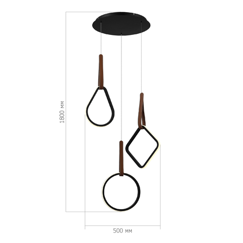 Светильник подвесной ST Luce Shape SL6131.403.36