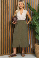 Юбка Лилиана (хаки) Ю13085-9М LT Collection