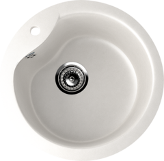 ULGRAN U-102  Круглая мойка с отверстием под смеситель