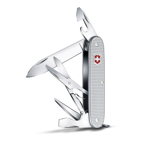 Нож складной Victorinox Pioneer, 93 mm, 9 функций, серебристый (0.8231.26)