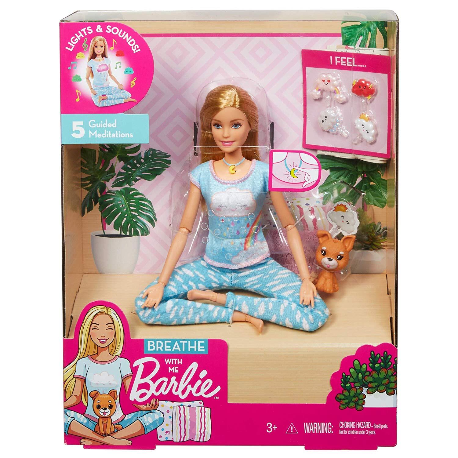 Kukla \ Кукла Barbi Breathe With Meditation 684173-A N | Mattel | 2000097094638 | Alinino.az