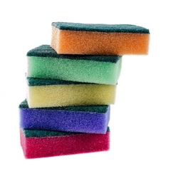 20-6-107 Губки для мытья посуды, 80х50х25мм, 10шт (Very)