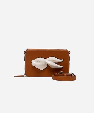 Сумка Rect Mini Rabbit Head Bag Vegetable Brandy