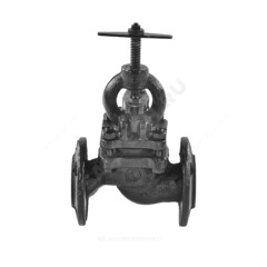 Клапан запорный чугун 15кч16п Ду 32 Ру25 фл Луидор