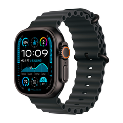 Умные часы Apple Watch Ultra 2 (2024) GPS + Cellular, 49mm, Black Titanium Case with Black Ocean Band, (Черный)
