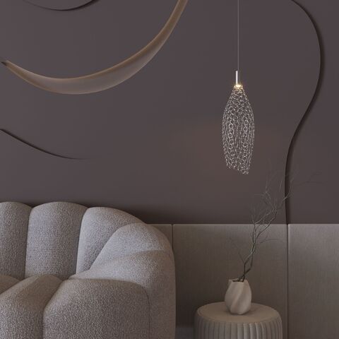 Подвесной светодиодный светильник Eurosvet Ruche 90352/1 хром