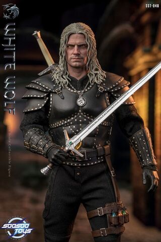 Фигурка Геральт Белый Волк масштаб 1/6 сериал Ведьмак